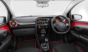Interior of Toyota Aygo,