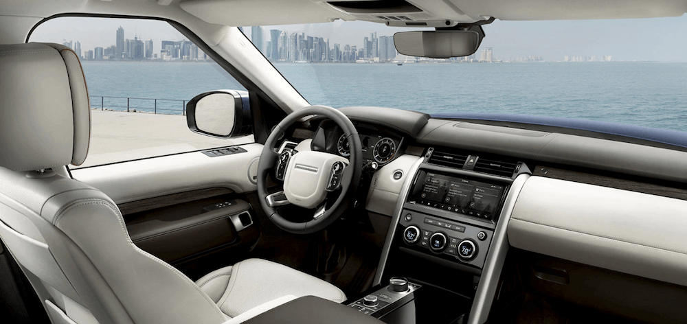 Interior of land rover discovery
