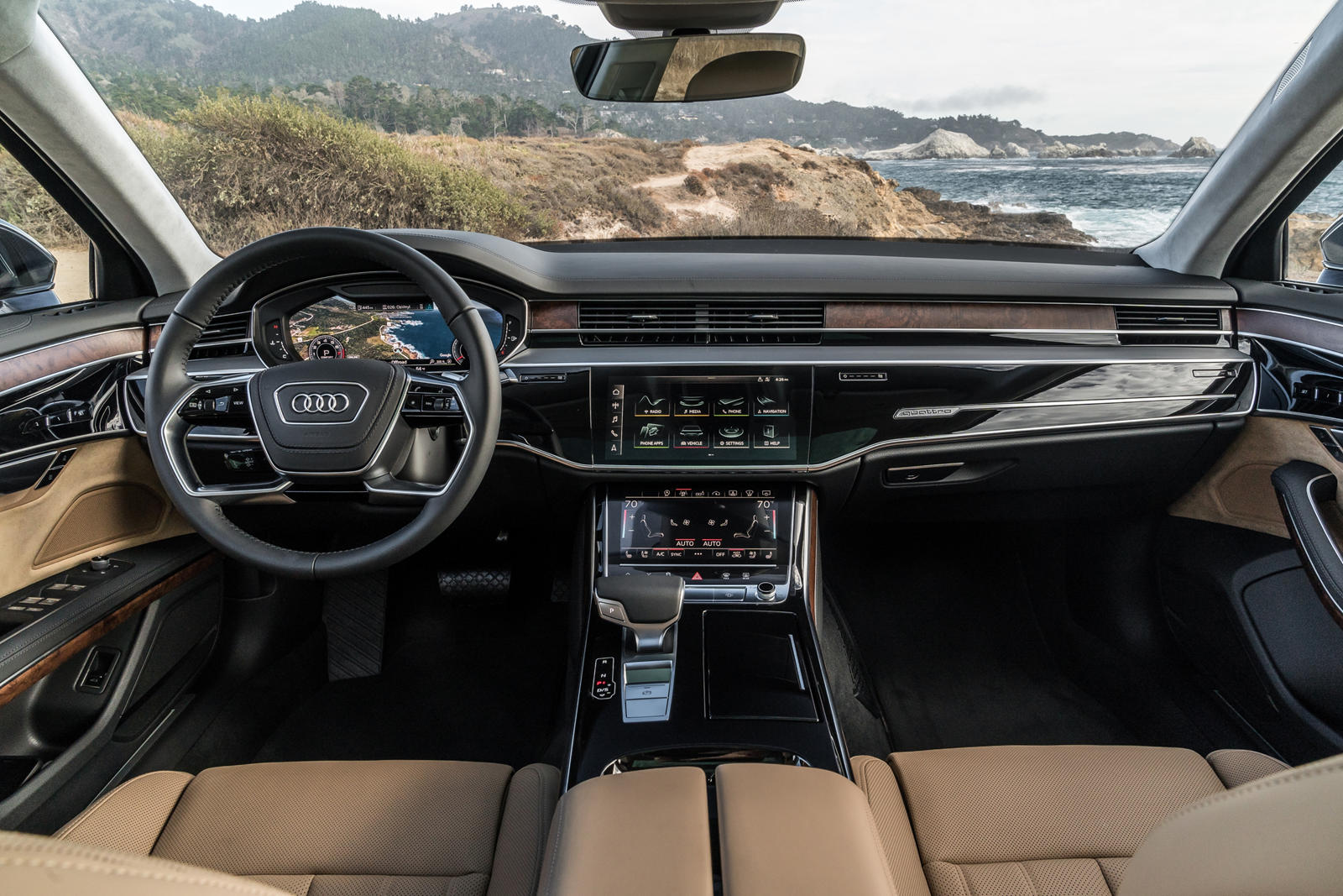 Interior of Audi A8