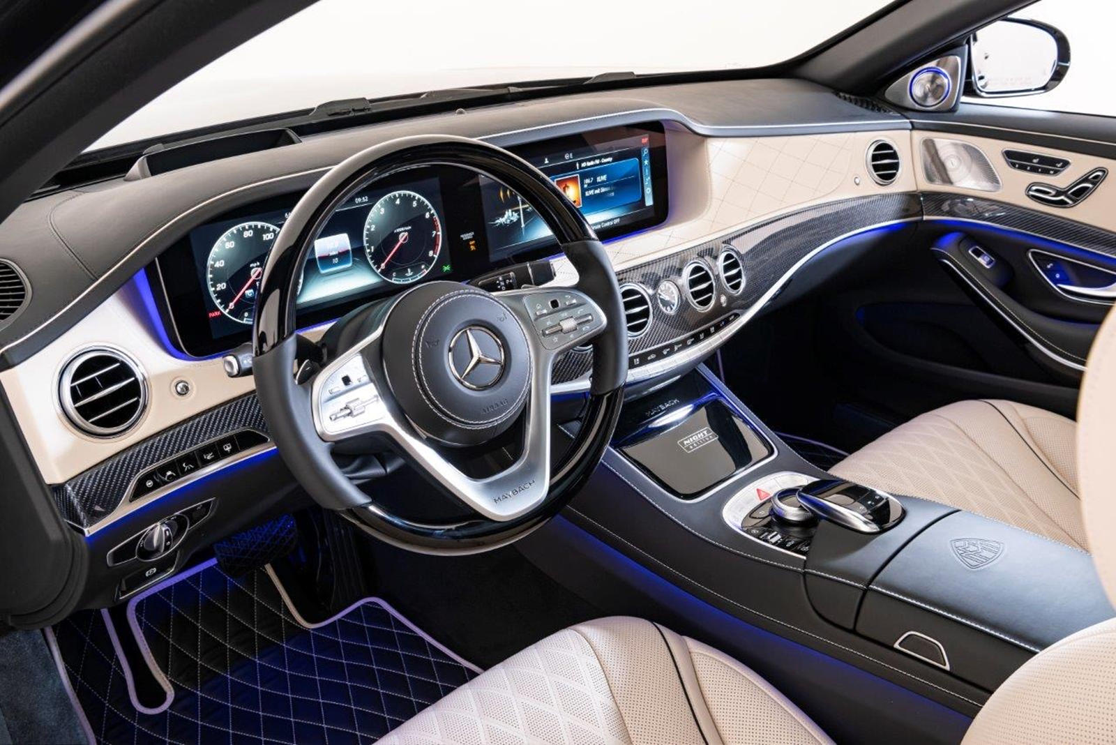 Interior of Mercedes S650
