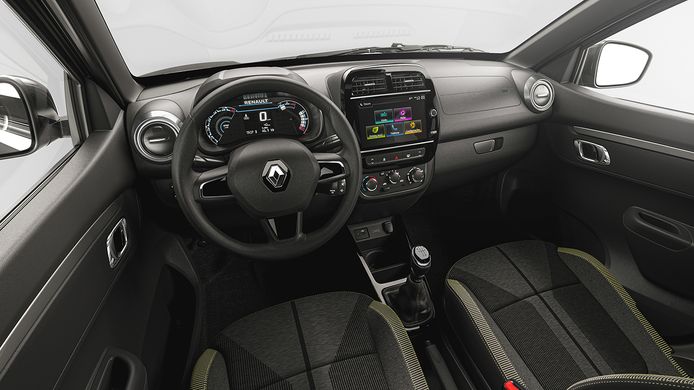 Interior of Renault Kwid