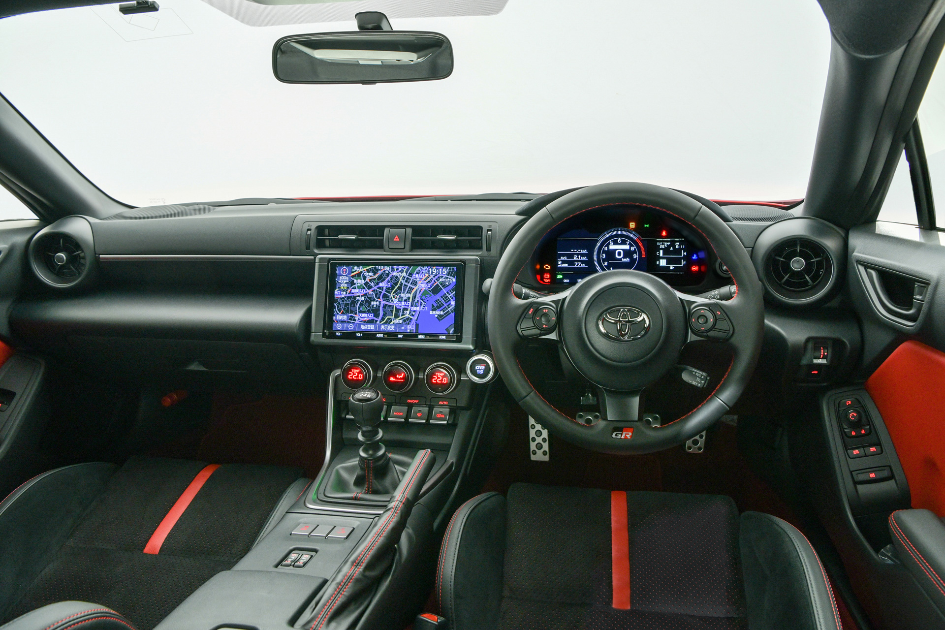 Interior of Toyota Gazoo Racing Car