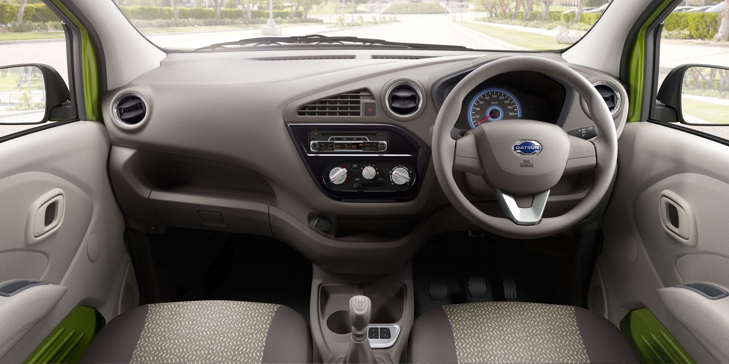Interior of design of Nissan Datsun Redi Go