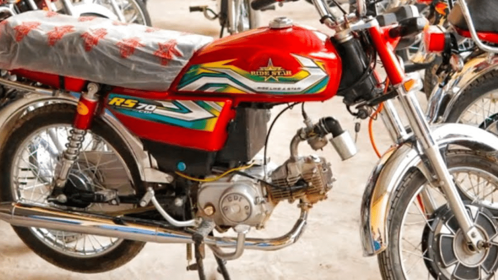 Ride Star Bike 70cc Competitors in Pakistan
